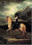 Francisco de Goya Equestrian portrait of Maria Teresa de Vallabriga oil on canvas
